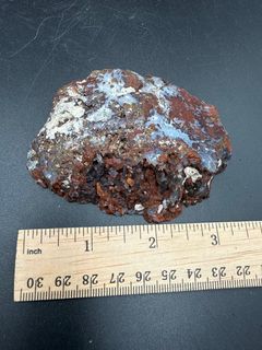 Natural Red Mexican Moss Agate Lapidary Rough Slab - Image 4