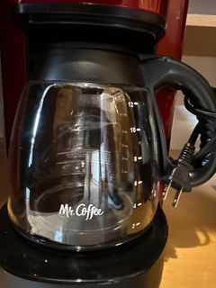 Mr. Coffee 12 Cup Programmable Drip Coffee Maker Metallic Red - Image 4