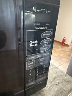 Sears Kenmore Quick Touch 1000 Watt Countertop Microwave Oven - Image 2
