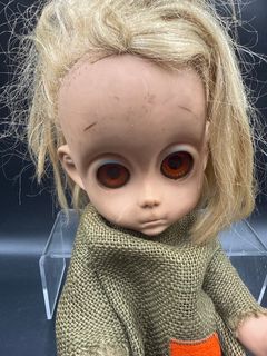 Hasbro 1965 Little Miss No Name Doll in Burlap Dress - Image 2