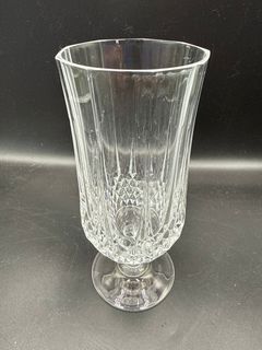 Cristal D'Arques Longchamp Cut Crystal Footed Tumblers Set - Image 2
