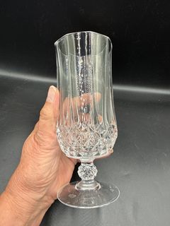 Cristal D'Arques Longchamp Cut Crystal Footed Tumblers Set - Image 3
