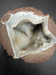 Polished Half Natural Agate Geode Thunderegg Crystal Mineral Specimen - Image 2