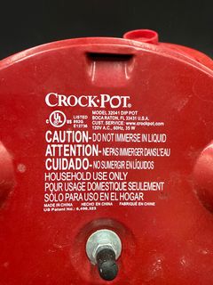 Pair of Crock-Pot Little Dipper Red Stoneware Mini Slow Cookers - Image 4