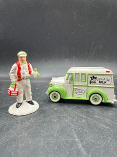 Department 56 Original Snow Village Farm House with Home Delivery Set - Image 8