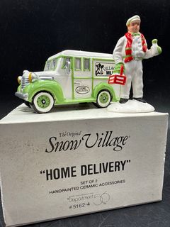 Department 56 Snow Village and Heritage Village Vehicles Accessories Lot - Image 15
