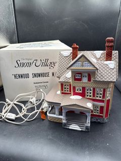 Department 56 Original Snow Village Kenwood House With Box - Image 1
