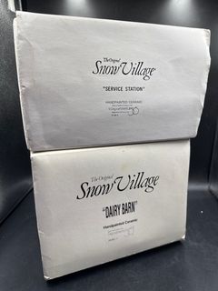 Department 56 Original Snow Village Big Bill's Service Station and Dairy Barn - Image 15