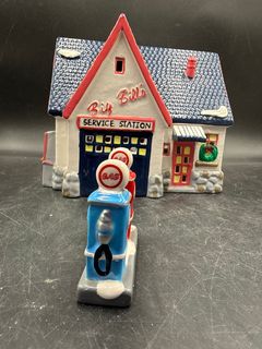 Department 56 Original Snow Village Big Bill's Service Station and Dairy Barn - Image 3