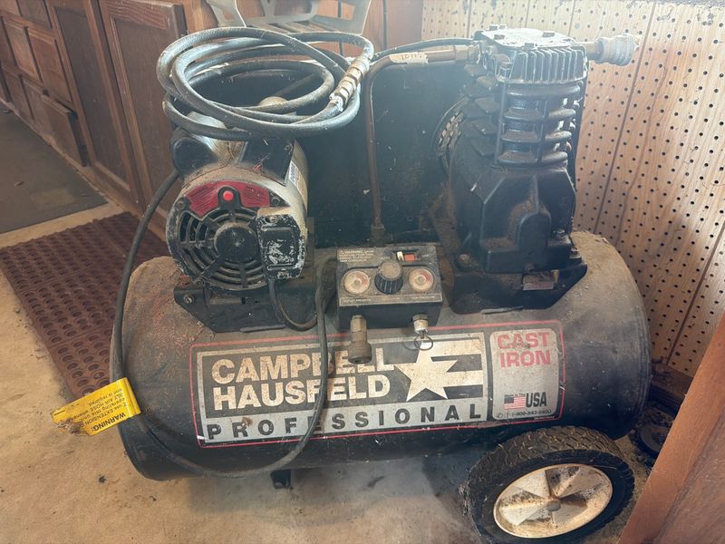 Campbell Hausfeld Professional Cast Iron 20 Gallon Air Compressor - Image 1