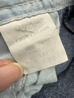 OshKosh B'Gosh Acid Wash Denim Vestbak Overalls Infant Toddler - Image 6
