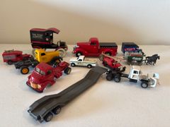 Diecast Advertising Trucks Including Texaco Standard Oil John Deere Lot - Image 1