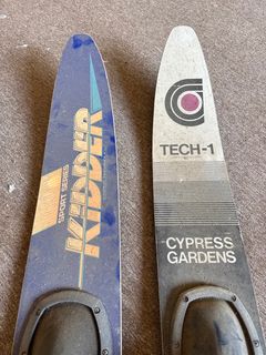 Slalom Water Skis Lot Cut 'N Jump Kidder Cypress Gardens - Image 8