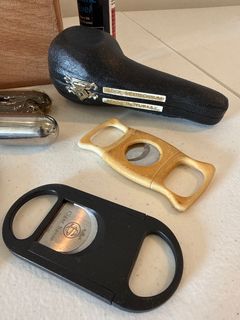 Wooden Pipe Humidor Stand, Smoking Pipes, and Cigar Accessories Lot - Image 3
