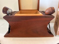 Wooden Pipe Humidor Stand, Smoking Pipes, and Cigar Accessories Lot - Image 9