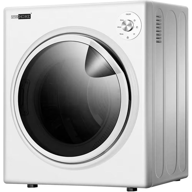 3.5 cu.ft Electric Compact Portable Laundry Dryer - Image 1