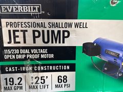 3/4 HP Cast Iron Shallow Well Jet Pump - Image 6