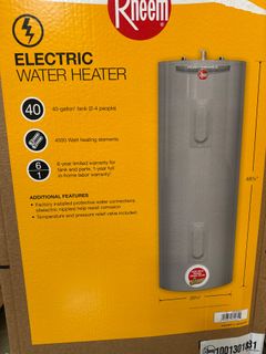 40 Gal. Medium 4500W Double Element Electric Water Heater - Image 6