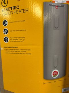 50 Gal. 4500/4500W Elements Electric Tank Water Heater - Image 2