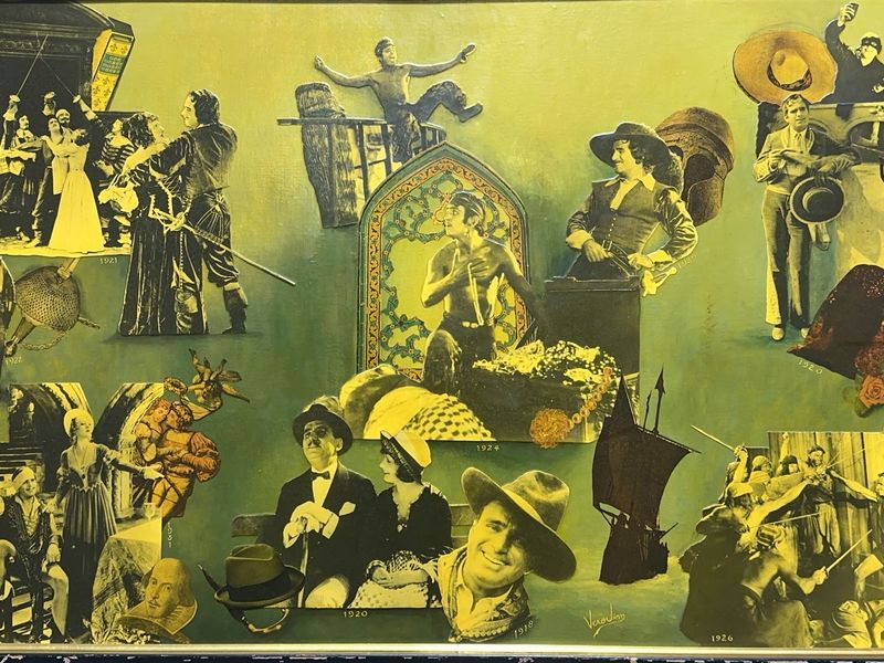 Douglas Fairbanks and Marlene Dietrich Collages - Image 1