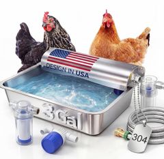 Stainless Poultry Waterer - Image 1