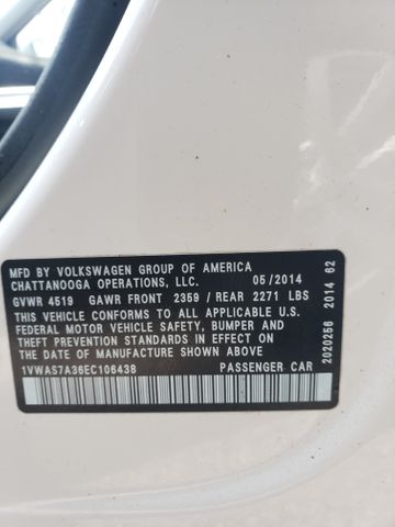 2014 VOLKSWAGEN Passat photo 8 of 9
