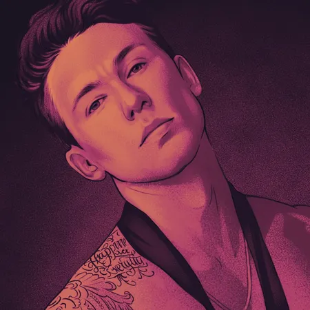 Cover artwork for the story