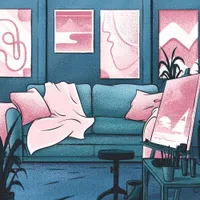 Cover artwork for the story