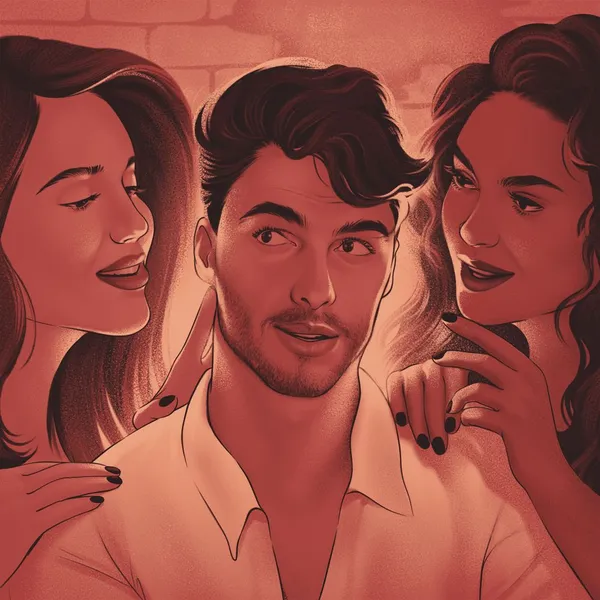 Cover artwork for the story