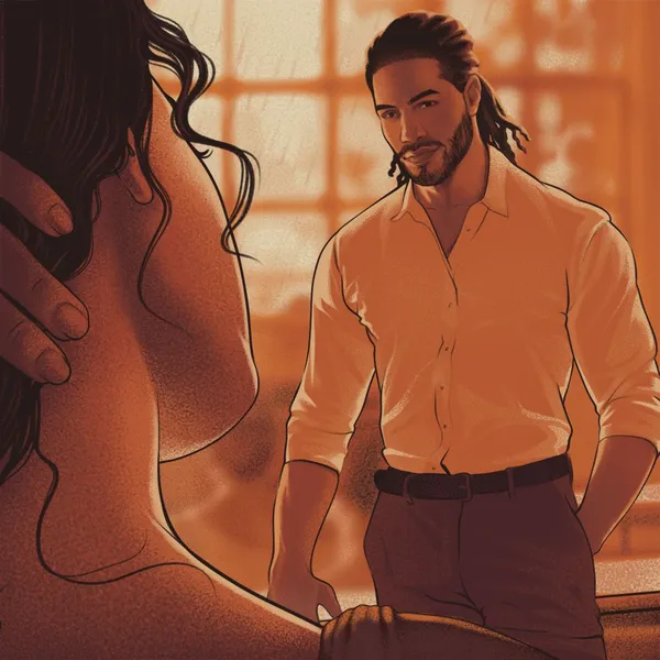 Cover artwork for the story