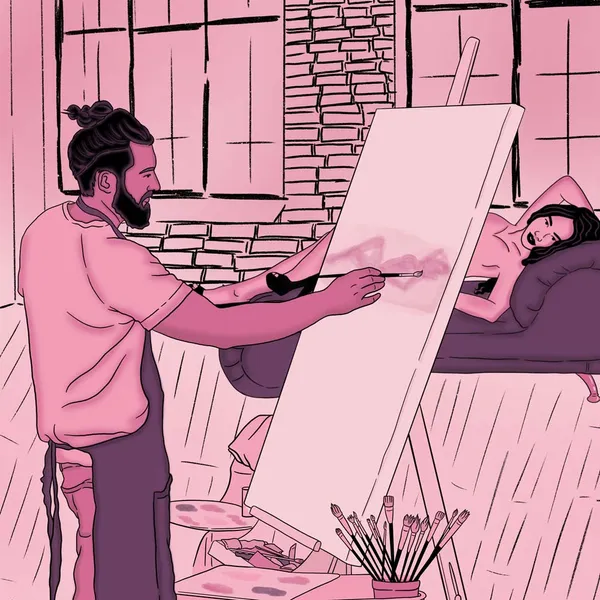 Cover artwork for the story