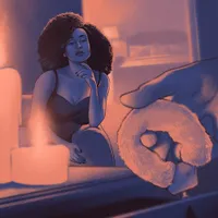 Cover artwork for the story