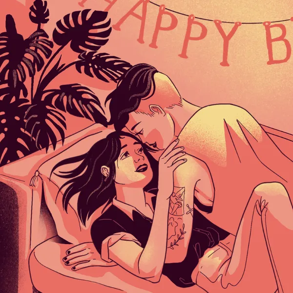 Cover artwork for the story