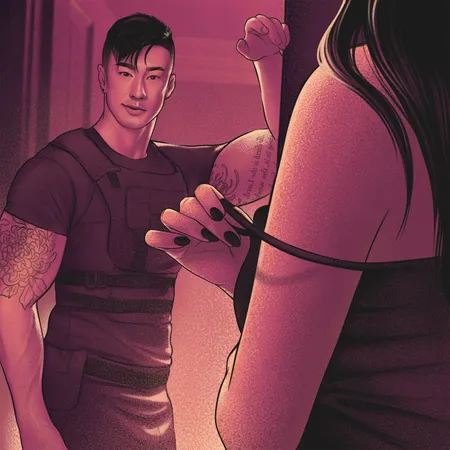 Cover artwork for the story