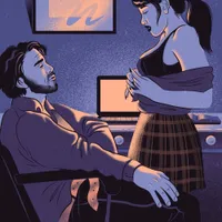 Cover artwork for the story