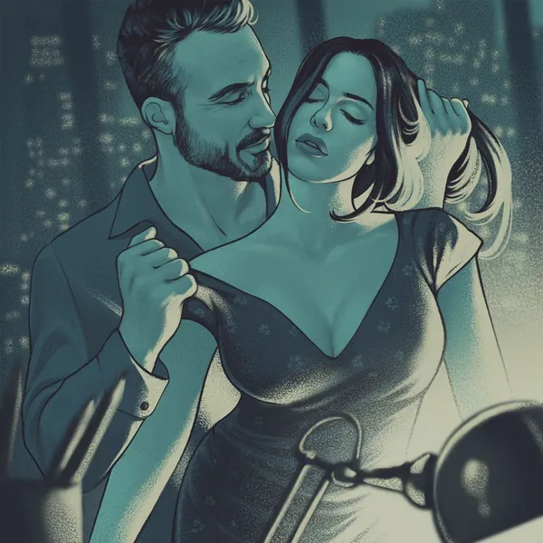 Cover artwork for the story