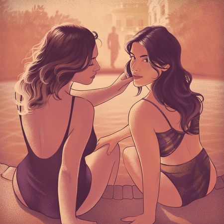 Cover artwork for the story