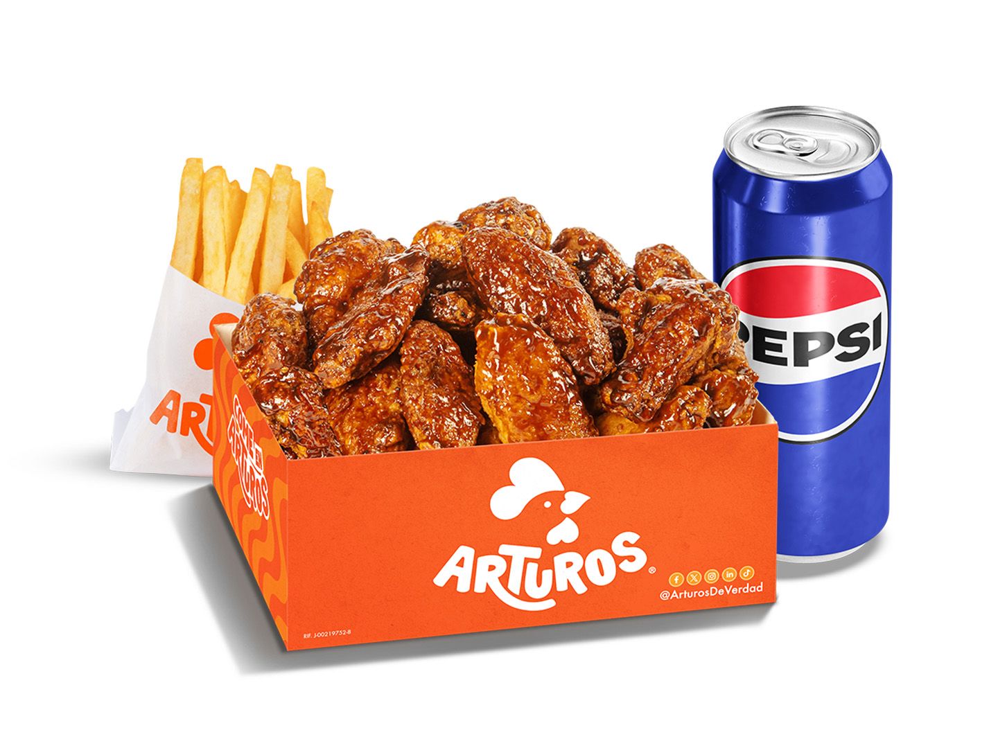 10 Alitas BBQ Fuego En Combo