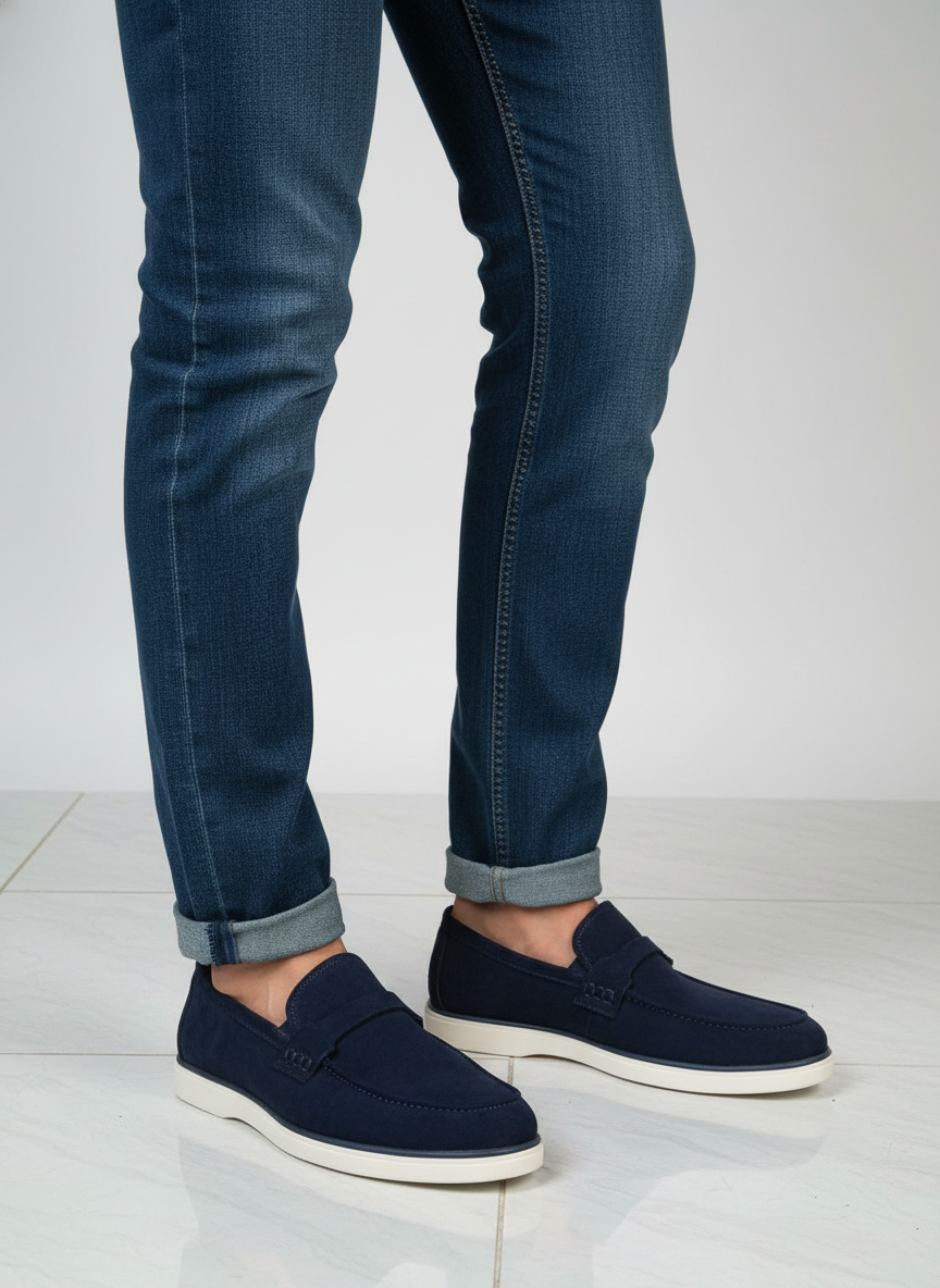 мужская обув mekomelo замшевая