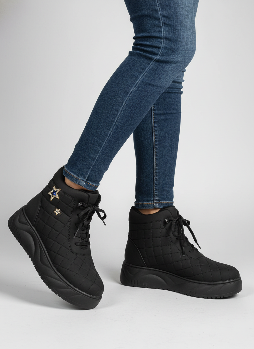 Женская пол сапок  звездичка