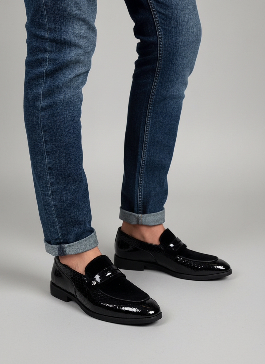 Мужской обувь MUSTANG черный