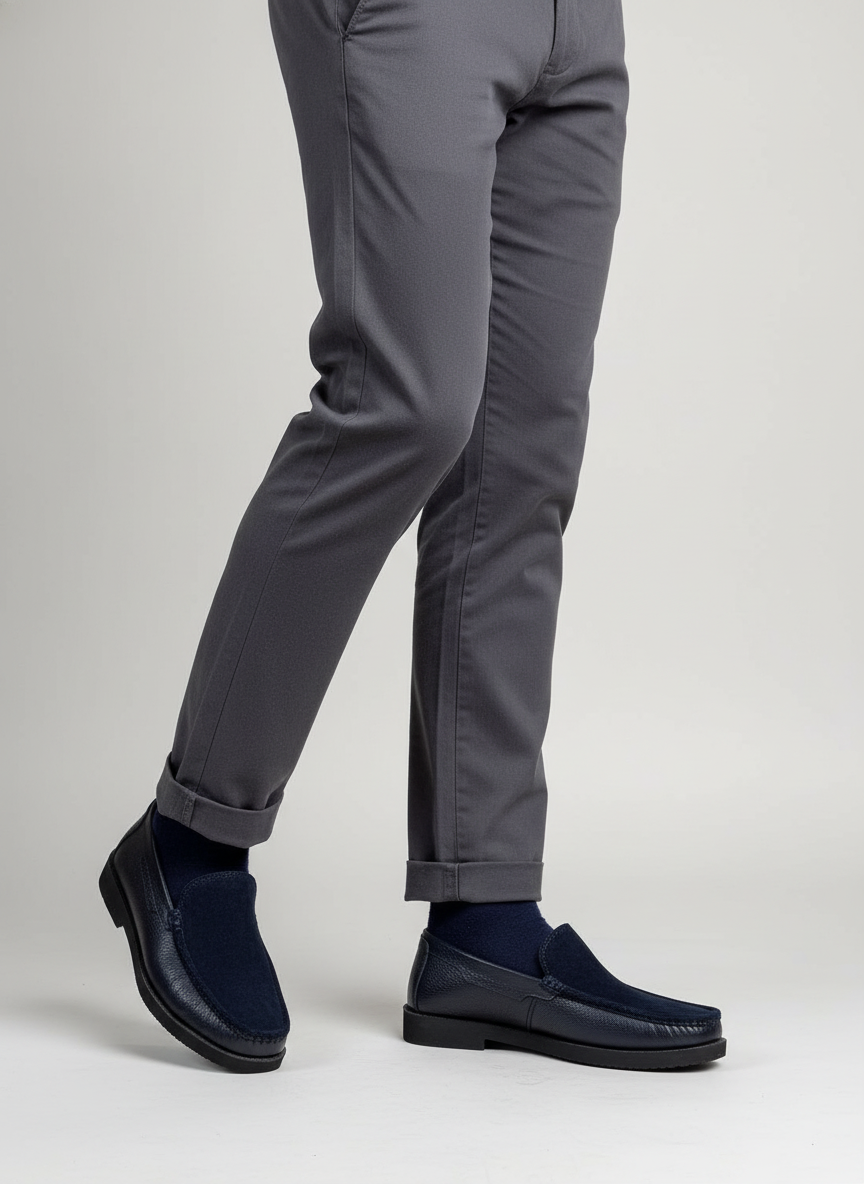 Обувь мужская MEDALLION замш син