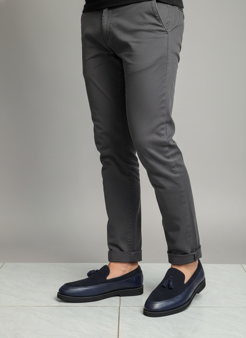 Обувь мужская BERTONI тем син