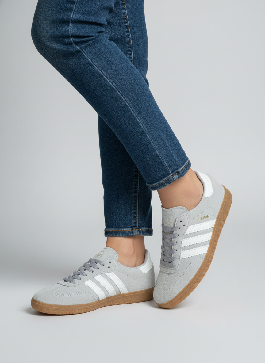 Кроссовки женские ADIDAS сер