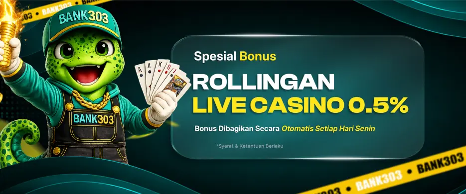 BONUS ROLINGAN CASINO 0.5%