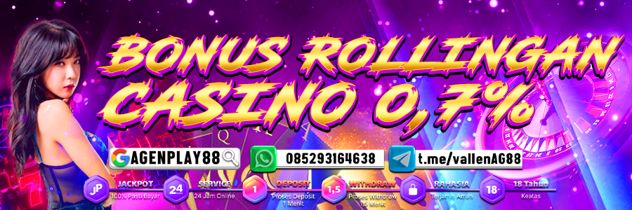 BONUS ROLLINGAN CASINO 0,5% UP TO 0,7%
