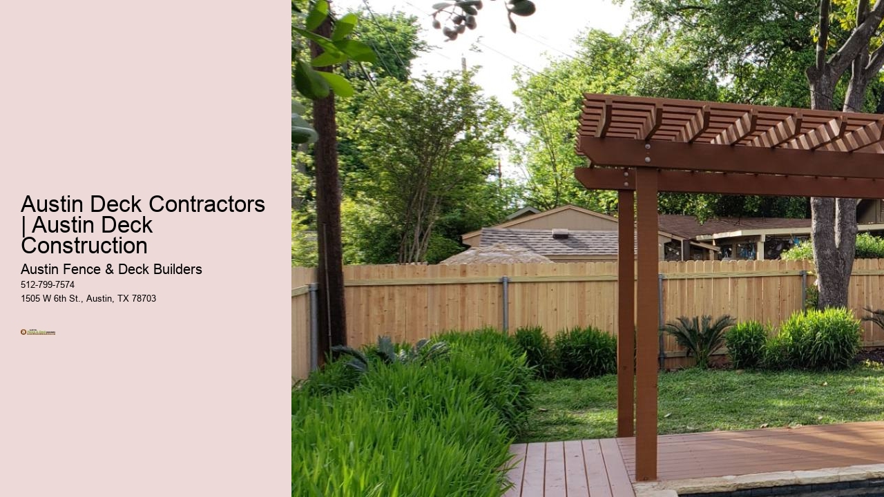 Austin Deck Contractors | Austin Deck Construction