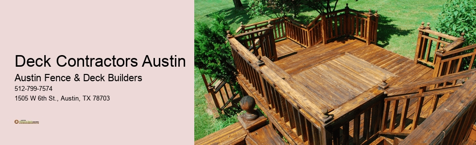 Deck Contractors Austin