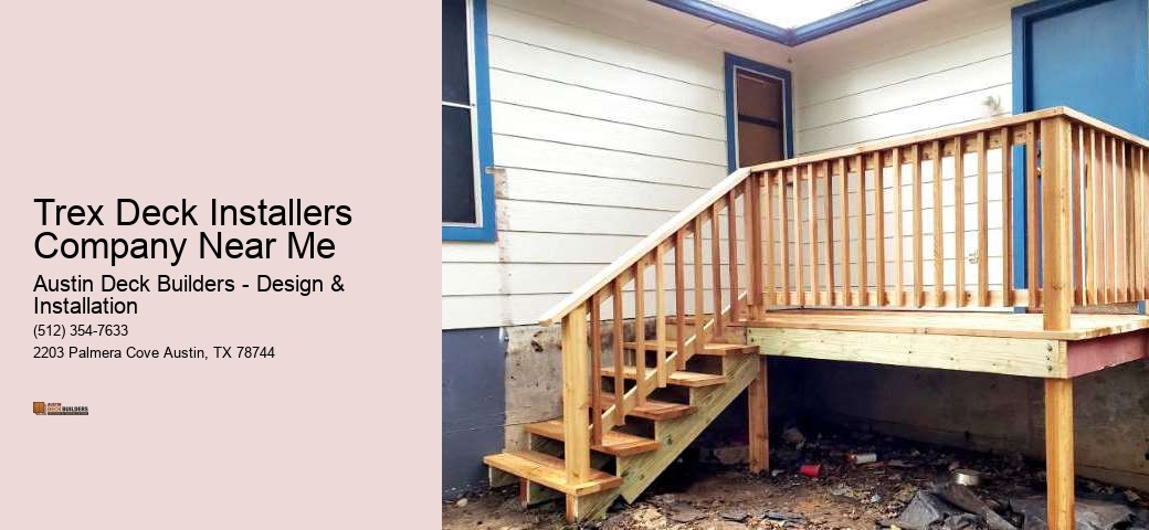 Trex Deck Installers Company Near Me 