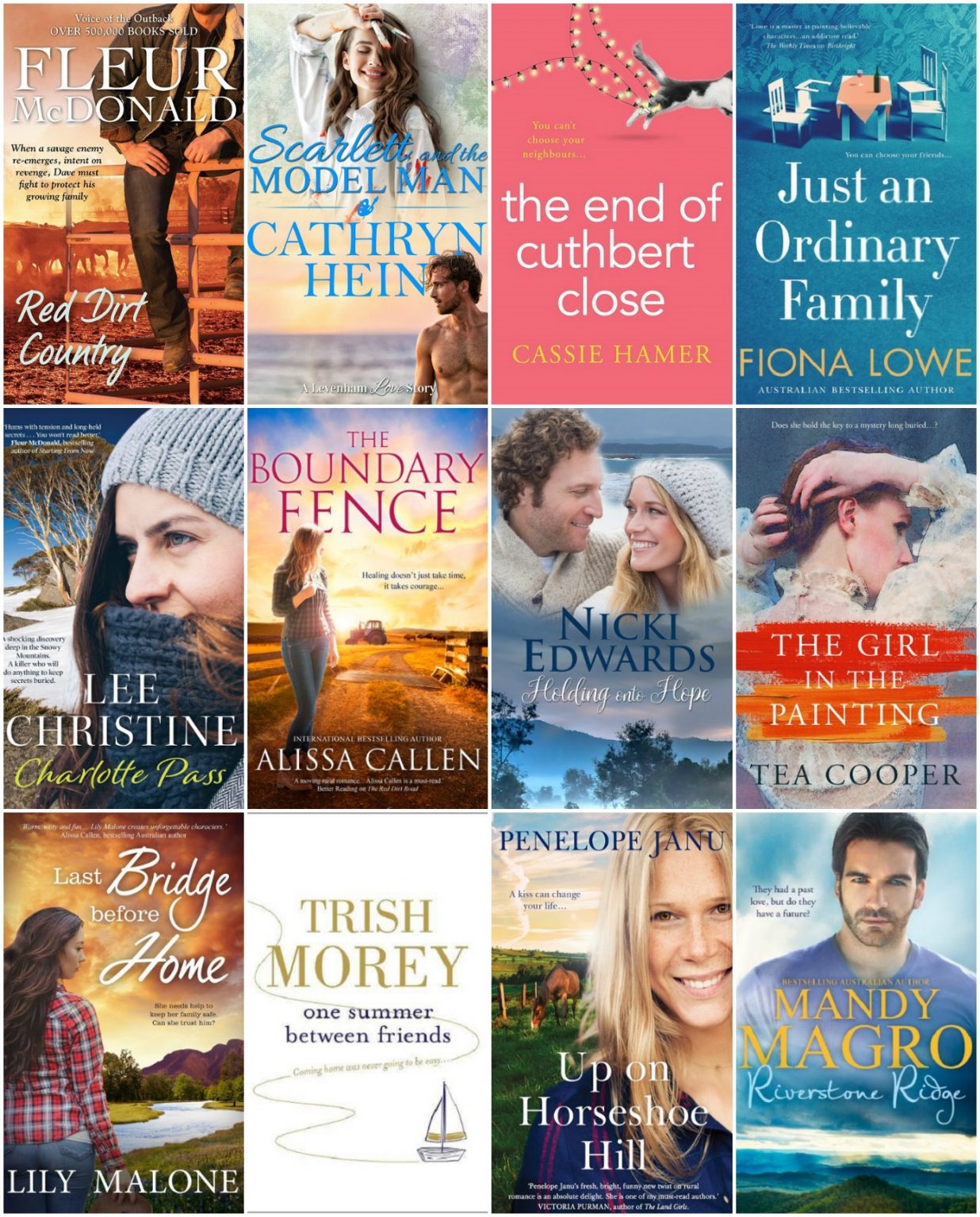 Latest 12 Releases - Here They Are - Australian Fiction Authors